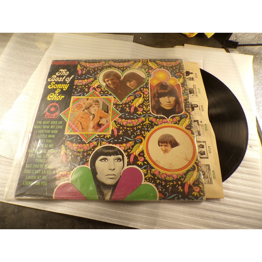 The Best of Sonny & Cher Vinyl LP ATCO SD 33-219 1967 Stereo Compilation